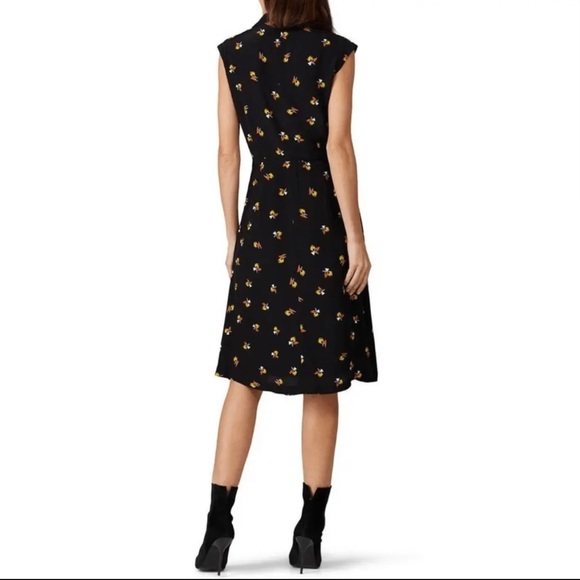 Of Mercer Dress Women’s Size 4 Black Mini Knee Length Patterned Rent the Runway - Picture 2 of 6